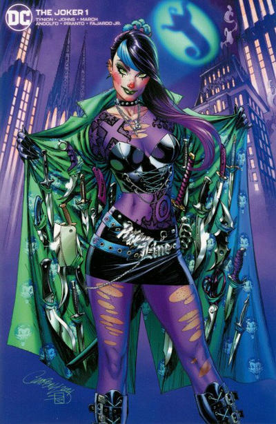 Cover for The Joker (DC, 2021 series) #1 [J. Scott Campbell Minimal Trade Dress Cover]