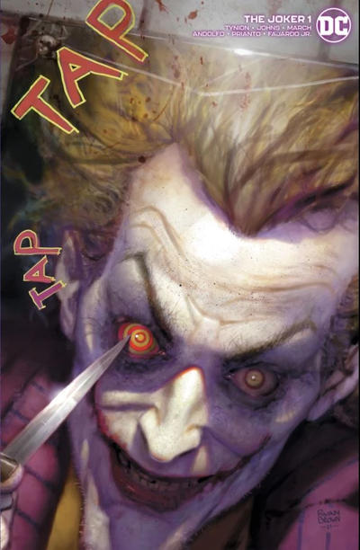 Cover for The Joker (DC, 2021 series) #1 [Comics Elite Ryan Brown Minimal Trade Dress Cover]