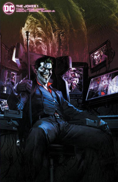 Cover for The Joker (DC, 2021 series) #1 [Frankie’s Comics Gabriele Dell’Otto Minimal Trade Dress Cover]
