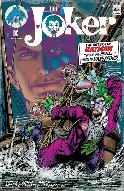 Cover for The Joker (DC, 2021 series) #3 [State of Comics & Collectibles Neal Adams Homage Variant Cover]