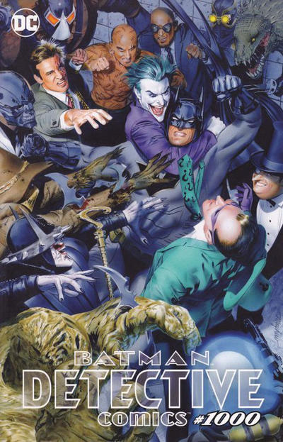 Cover for Detective Comics (DC, 2011 series) #1000 [Comic Mint Exclusive Mike Mayhew Color Trade Dress Cover]