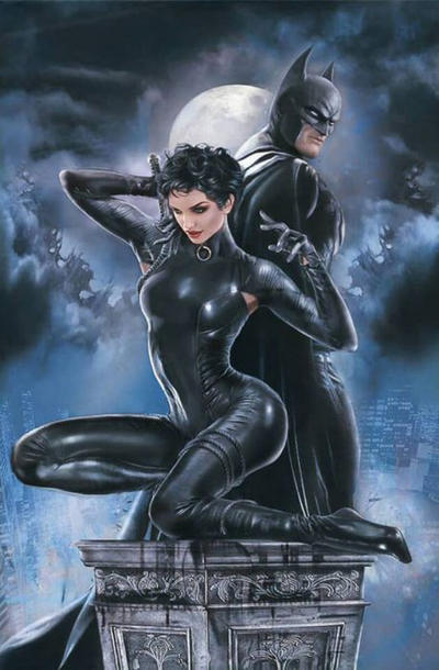 Cover for Detective Comics (DC, 2011 series) #1000 [KRS Comics Exclusive Natali Sanders Catwoman Unmasked Color Virgin Cover]