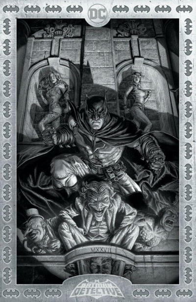 Cover for Detective Comics (DC, 2011 series) #1027 [Torpedo Comics Lee Bermejo Black and White Variant Cover]