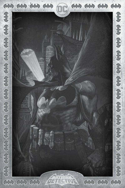 Cover for Detective Comics (DC, 2011 series) #1027 [Torpedo Comics Simone Bianchi Black and White Variant Cover]