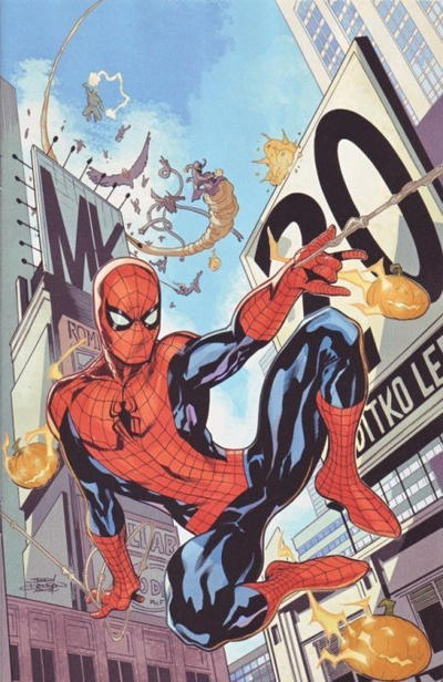 Cover for Amazing Spider-Man (Marvel, 2018 series) #7 (808) [Variant Edition - Marvel Knights ‘MK20’ - Terry Dodson Virgin Cover]