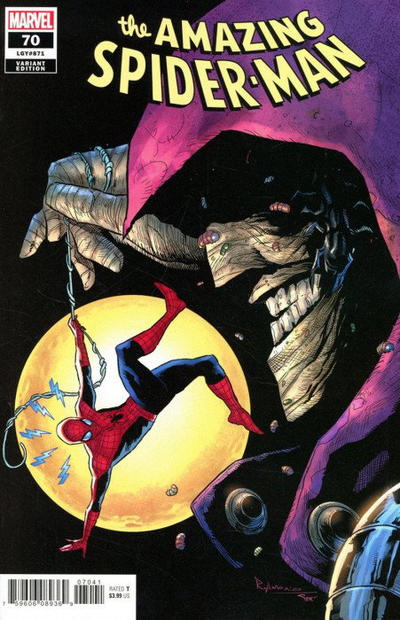 Cover for Amazing Spider-Man (Marvel, 2018 series) #70 (871) [Variant Edition - Rogê Antônio Cover]