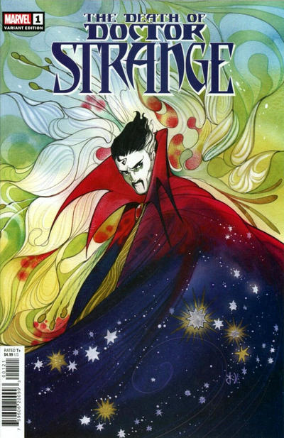 Cover for Death of Doctor Strange (Marvel, 2021 series) #1 [Peach Momoko Cover]