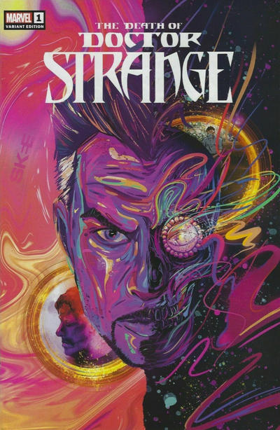 Cover for Death of Doctor Strange (Marvel, 2021 series) #1 [NYCC eBay Exclusive - DJ Skee]