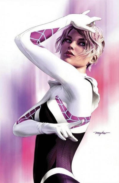 Cover for Amazing Spider-Man (Marvel, 2018 series) #50 (851) [Variant Edition - KRS & Black Flag Comics Exclusive - Mike Mayhew Virgin Cover]