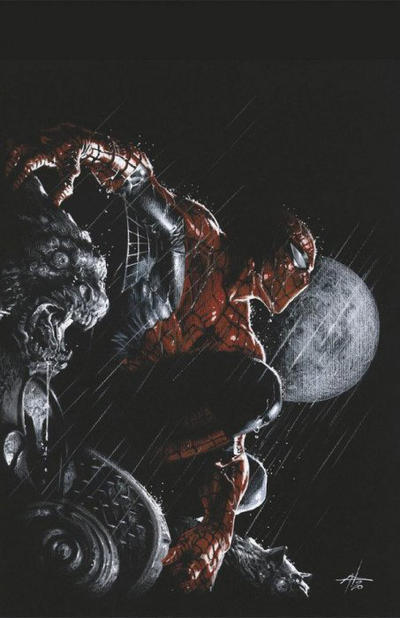 Cover for Amazing Spider-Man (Marvel, 2018 series) #50 (851) [Variant Edition - Comics Illuminati Exclusive - Gabriele Dell'Otto Virgin Cover]