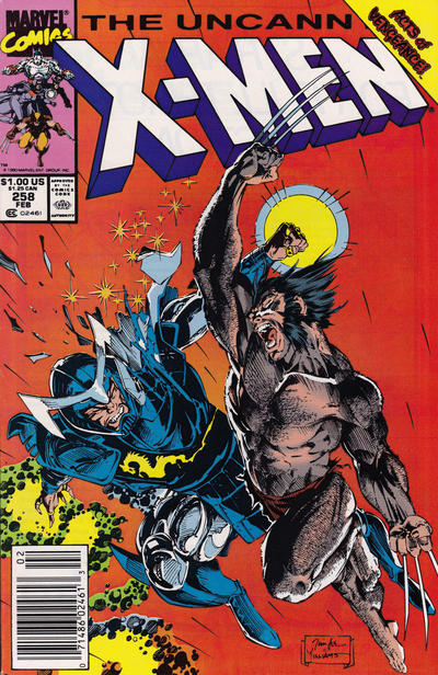 Cover for The Uncanny X-Men (Marvel, 1981 series) #258 [Mark Jewelers]