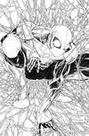 Cover Thumbnail for Amazing Spider-Man (2018 series) #62 (863) [Variant Edition - Frankie's Comics Exclusive - Tyler Kirkham B&W Virgin Cover]