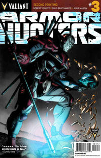 Cover for Armor Hunters (Valiant Entertainment, 2014 series) #3 [Second Printing]