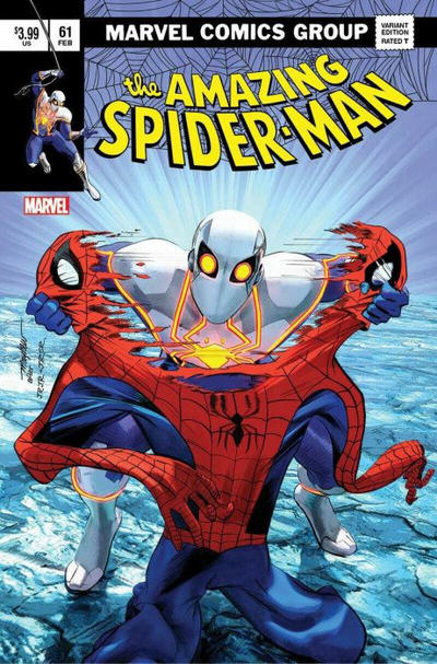 Cover for Amazing Spider-Man (Marvel, 2018 series) #61 (862) [Variant Edition - Comic Mint Exclusive - Mike Mayhew Cover]