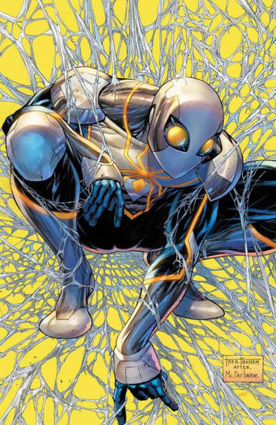 Cover for Amazing Spider-Man (Marvel, 2018 series) #62 (863) [Variant Edition - Frankie's Comics Exclusive - Tyler Kirkham Virgin Cover A]