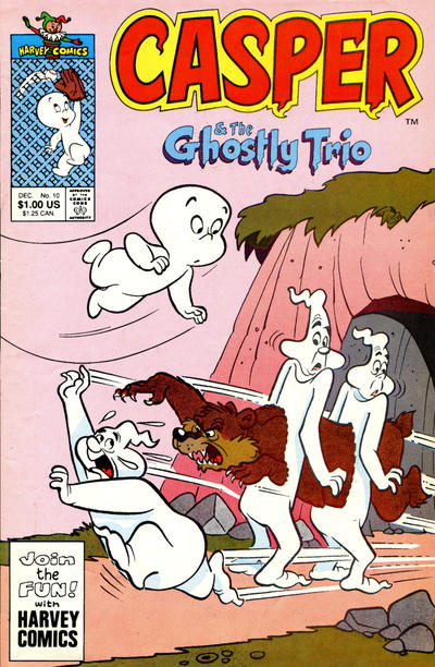 Cover for Casper and the Ghostly Trio (Harvey, 1990 series) #10 [Direct]