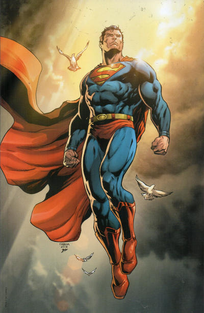 Cover for Action Comics (DC, 2011 series) #1000 [Yesteryear Comics Jason Fabok Virgin Cover]