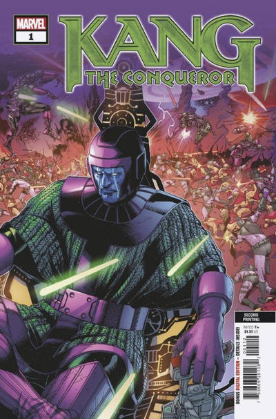 Cover for Kang the Conqueror (Marvel, 2021 series) #1 [Todd Nauck]