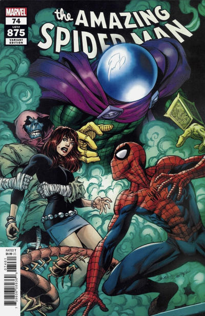 Cover for Amazing Spider-Man (Marvel, 2018 series) #74 (875) [Variant Edition - Mark Bagley Cover]