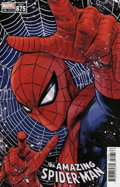 Cover for Amazing Spider-Man (Marvel, 2018 series) #74 (875) [Variant Edition - Marco Checchetto Cover]