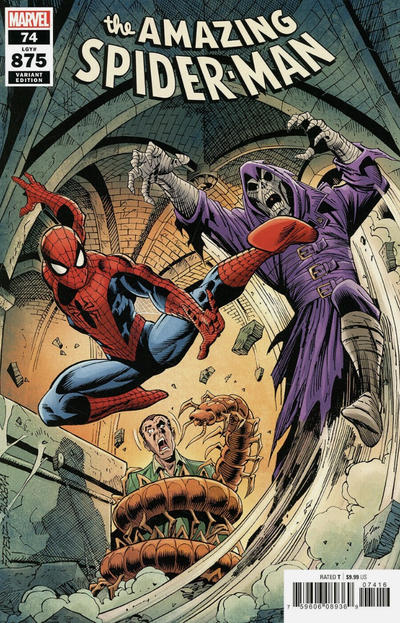 Cover for Amazing Spider-Man (Marvel, 2018 series) #74 (875) [Variant Edition - Ron Frenz Cover]