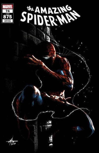 Cover for Amazing Spider-Man (Marvel, 2018 series) #74 (875) [Variant Edition - Comics Illuminati Exclusive - Gabriele Dell'Otto Cover]