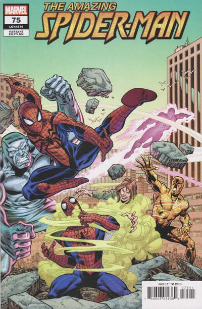 Cover for Amazing Spider-Man (Marvel, 2018 series) #75 (876) [Variant Edition - Ron Frenz Cover]