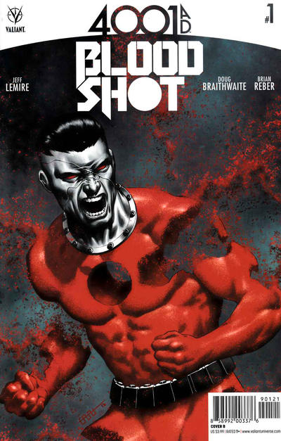 Cover for 4001 A.D.: Bloodshot (Valiant Entertainment, 2016 series) #1 [Cover B - Cafu]
