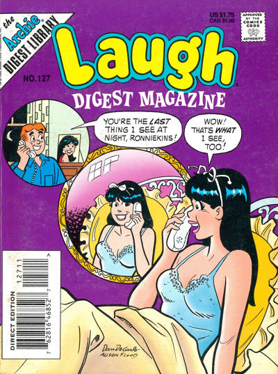 Cover for Laugh Comics Digest (Archie, 1974 series) #127 [Direct Edition]