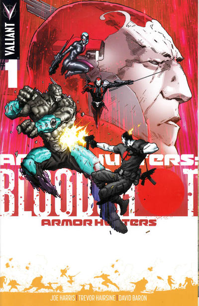 Cover for Armor Hunters: Bloodshot (Valiant Entertainment, 2014 series) #1 [Cover D - Trevor Hairsine]