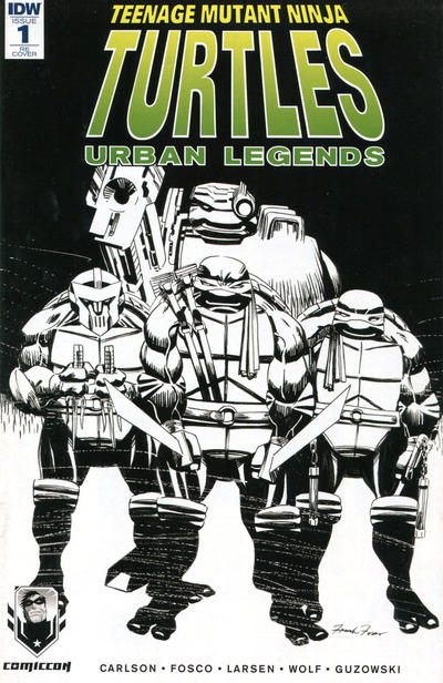 Cover for Teenage Mutant Ninja Turtles: Urban Legends (IDW, 2018 series) #1 [Cover RE - Ottawa Comicon Frank Fosco]