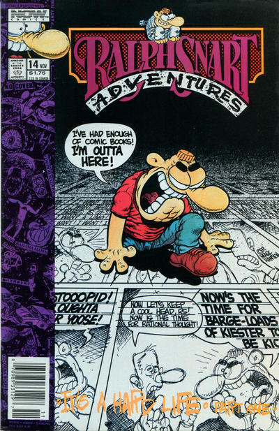 Cover for Ralph Snart Adventures (Now, 1988 series) #14 [Newsstand]