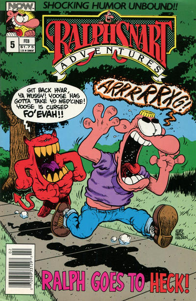 Cover for Ralph Snart Adventures (Now, 1988 series) #5 [Newsstand]