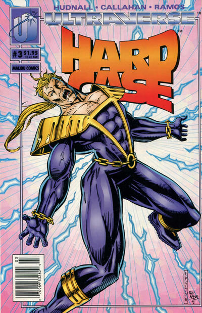 Cover for Hardcase (Malibu, 1993 series) #3 [Newsstand]