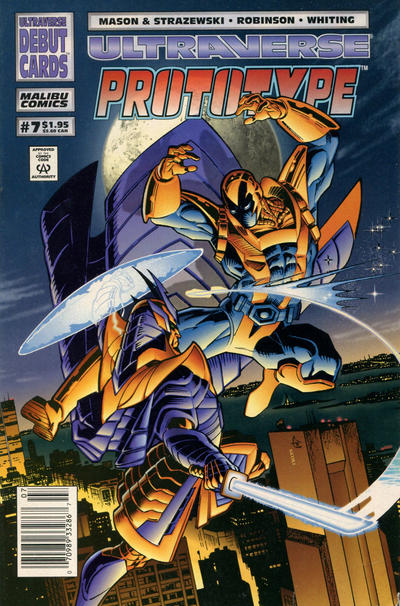 Cover for Prototype (Malibu, 1993 series) #7 [Newsstand]