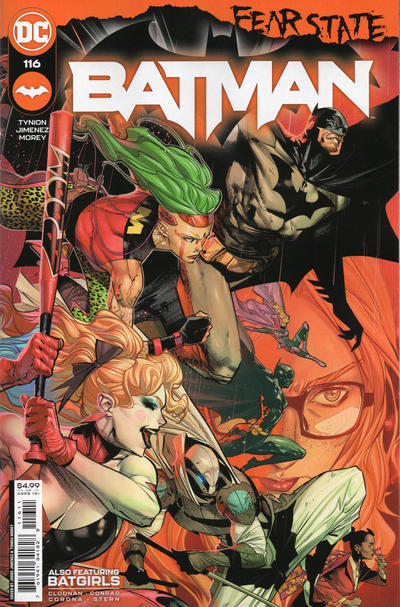 Cover for Batman (DC, 2016 series) #116 [Jorge Jiménez Cover]
