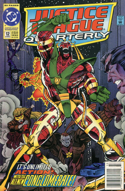 Cover for Justice League Quarterly (DC, 1990 series) #12 [Newsstand]