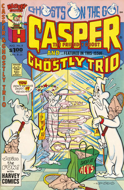 Cover for Casper and the Ghostly Trio (Harvey, 1990 series) #8 [Direct]