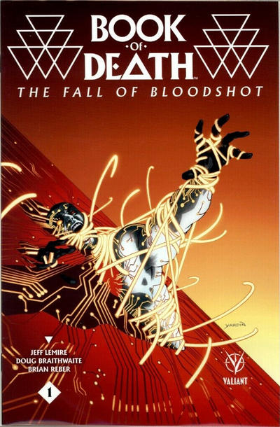 Cover for Book of Death: The Fall of Bloodshot (Valiant Entertainment, 2015 series) #1 [Cover C - Pullbox - David Yardin]