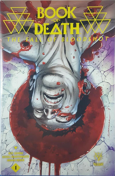 Cover for Book of Death: The Fall of Bloodshot (Valiant Entertainment, 2015 series) #1 [Second Printing]