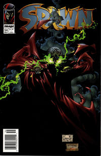 Cover for Spawn (Image, 1992 series) #54 [Newsstand]