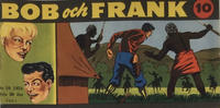Cover Thumbnail for Bob och Frank (Serieförlaget [1950-talet], 1954 series) #10/1954