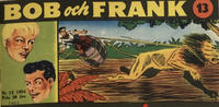 Cover Thumbnail for Bob och Frank (Serieförlaget [1950-talet], 1954 series) #13/1954