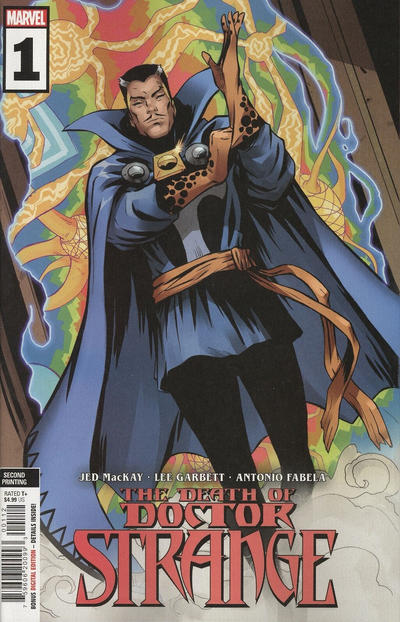 Cover for Death of Doctor Strange (Marvel, 2021 series) #1 [Second Printing]
