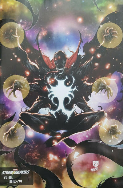 Cover for Death of Doctor Strange (Marvel, 2021 series) #2 [R.B. Silva 'Stormbreakers Venomized' Cover]