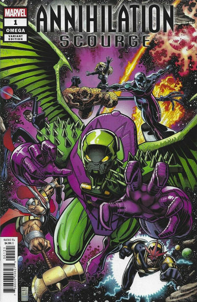 Cover for Annihilation - Scourge Omega (Marvel, 2020 series) #1 [Arthur Adams]