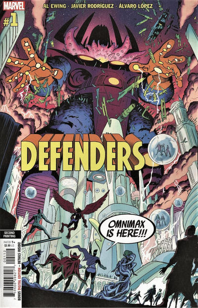 Cover for Defenders (Marvel, 2021 series) #1 [Second Printing]