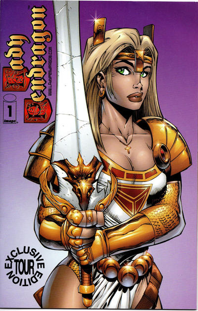 Cover for Lady Pendragon (Image, 1998 series) #1 [Tour Edition Cover]