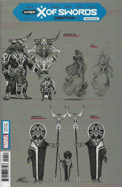 Cover for X of Swords: Creation (Marvel, 2020 series) #1 [Pepe Larraz Design Variant]