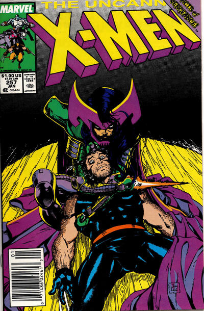 Cover for The Uncanny X-Men (Marvel, 1981 series) #257 [Newsstand]